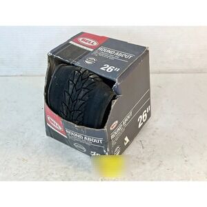 NOS Bell Round About 26 Inch Comfort Bike Tire Black New will replace x 1.75